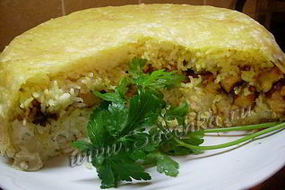 Плов в лаваше