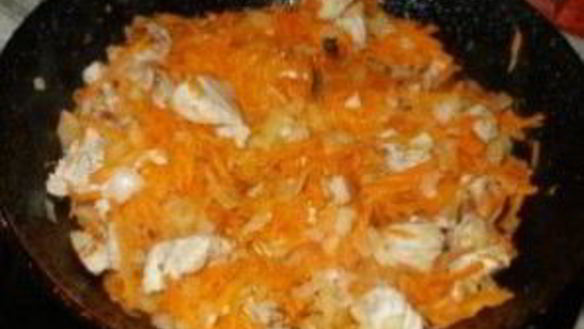 ШАГ 6. плов в микроволновке с курицей