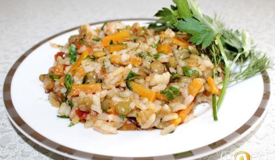 Рецепт полезный плов с чечевицей