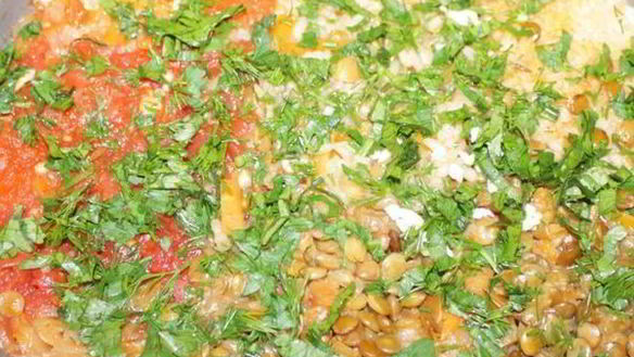 ШАГ 4. полезный плов с чечевицей