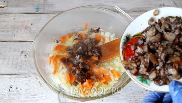 ШАГ 8. постный плов из гречки с опятами