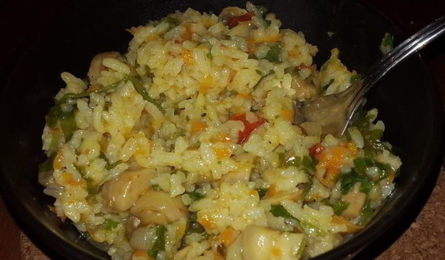 Рецепт постный плов с грибами