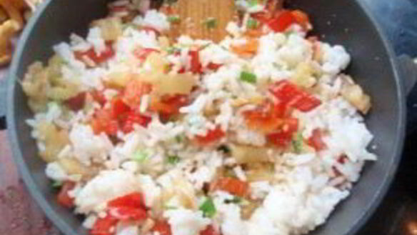 ШАГ 3. постный плов с овощами