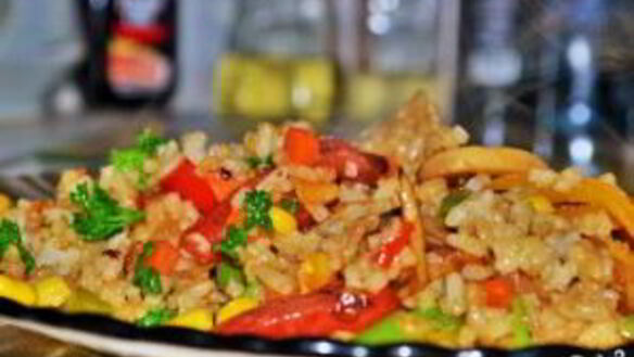 ШАГ 5. постный плов с овощами