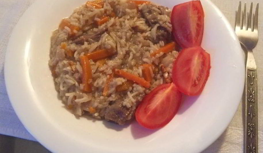 Рецепт пряный плов с орехами