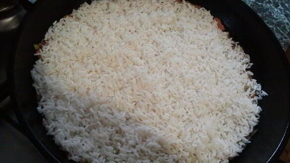 ШАГ 3. рис для гарнира фальшивый плов