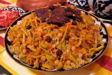 Самаркандский плов с сухофруктами