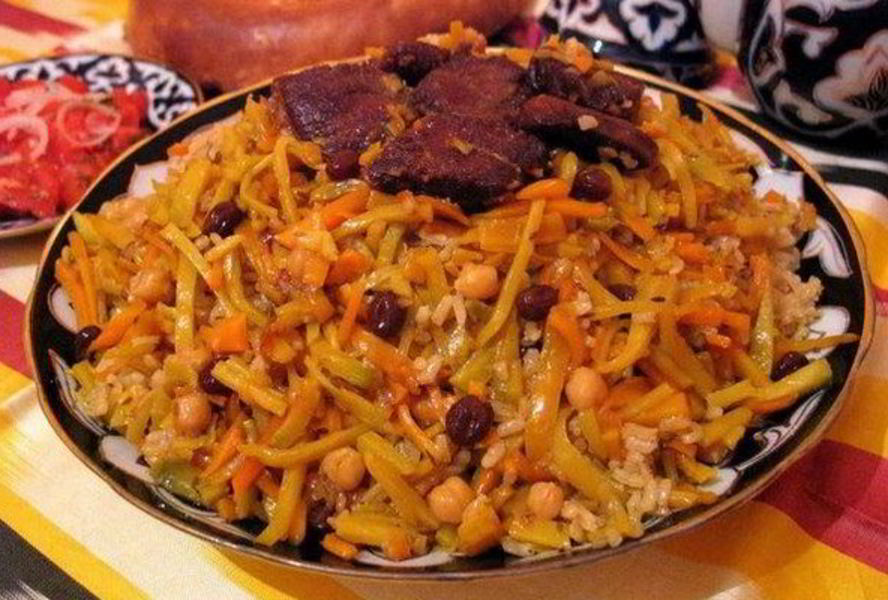 Самаркандский плов с сухофруктами