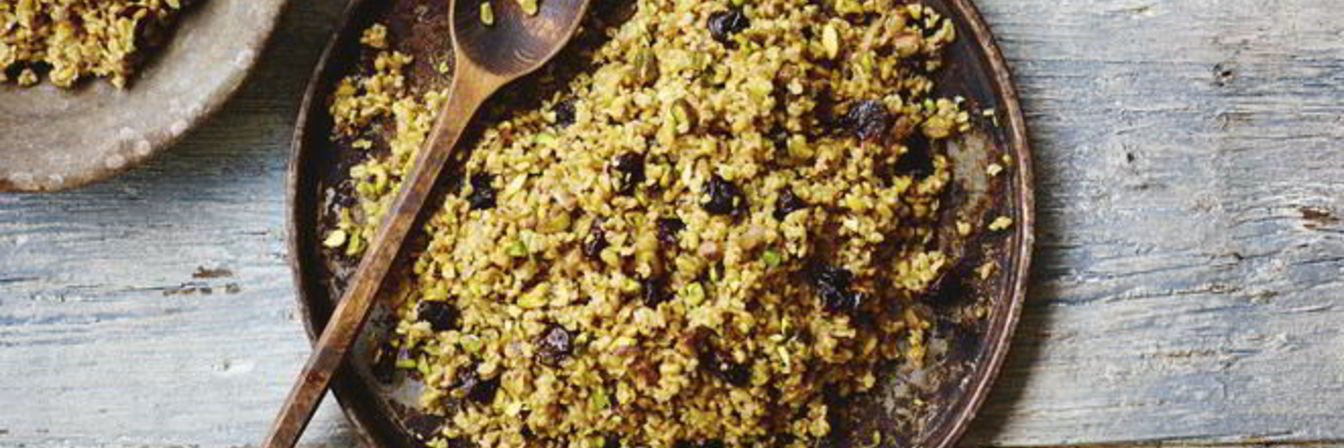 Сладкий плов с черносливом