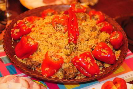 Узбекский плов в казане