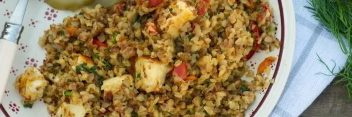 Вегетарианский плов из гречки