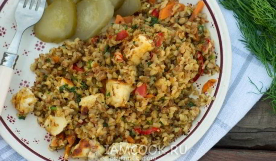 Рецепт вегетарианский плов из гречки