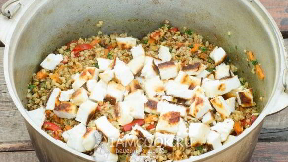 ШАГ 10. вегетарианский плов из гречки