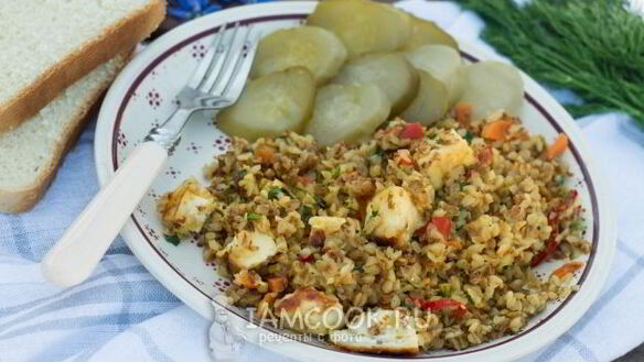 ШАГ 12. вегетарианский плов из гречки