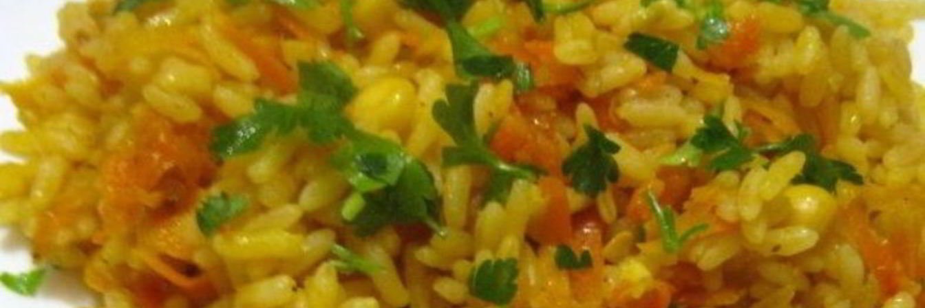 Вегетарианский плов с овощами