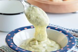 Пюре из цукини и картофеля с сыром