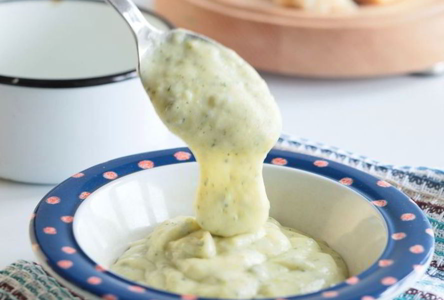 Пюре из цукини и картофеля с сыром