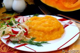 Пюре из тыквы и картофеля