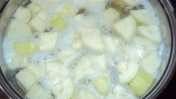 ШАГ 2. пюре картофельное с кабачком