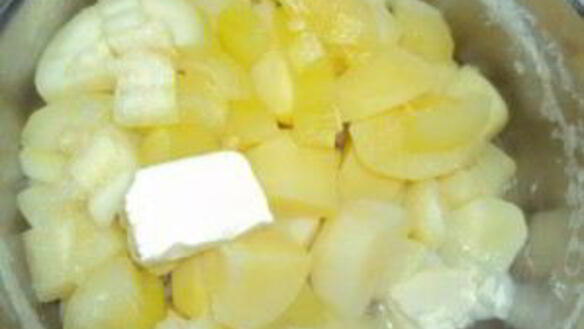 ШАГ 3. пюре картофельное с кабачком