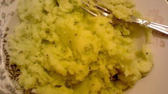 ШАГ 6. пюре картофельное с киви