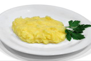 Пюре картофельное с яйцом без молока