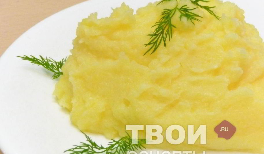 Рецепт пюре картофельное