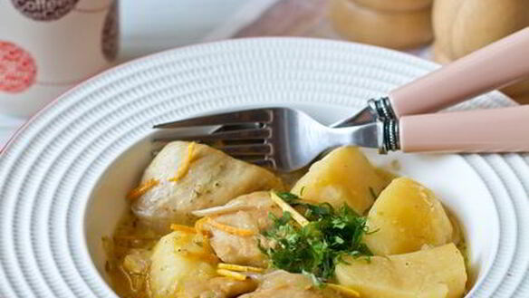 ШАГ 10. апельсиновое рагу из курицы и картофеля