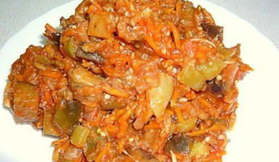 Рецепт баклажановое рагу