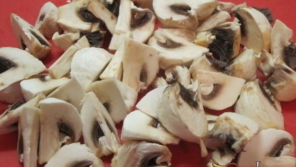 ШАГ 3. фрикасе из курицы с грибами