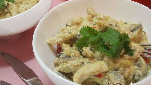 ШАГ 10. фрикасе из курицы с грибами