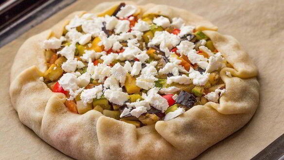 ШАГ 9. галета бриам с греческим овощным рагу