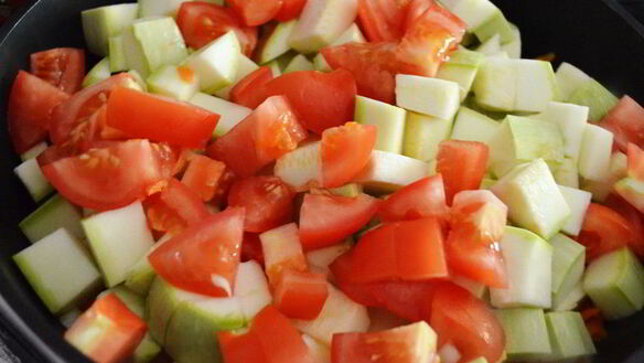 ШАГ 3. кабачковое рагу