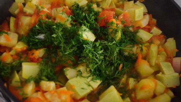 ШАГ 4. кабачковое рагу