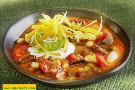 Мясное рагу по-мексикански