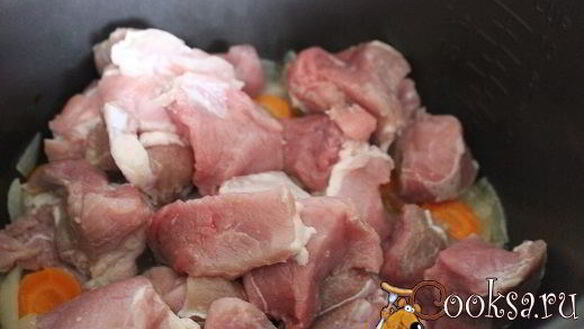 ШАГ 2. мясное рагу с фасолью