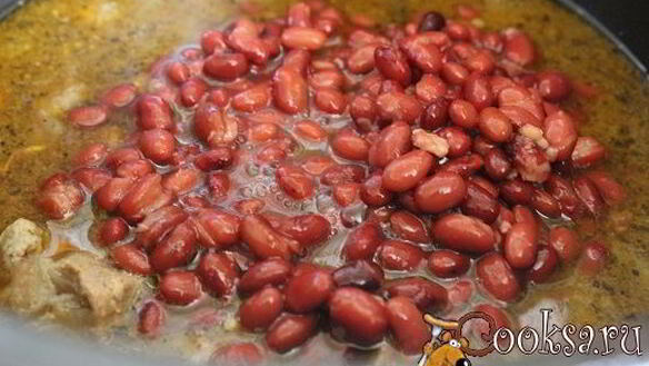 ШАГ 5. мясное рагу с фасолью