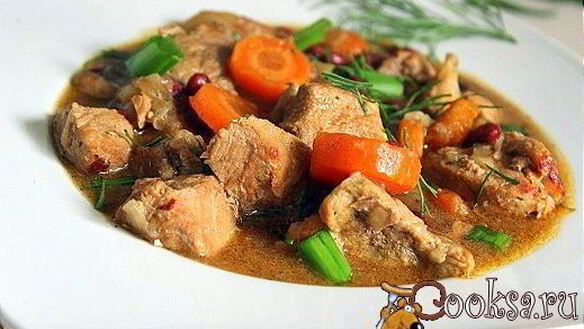 ШАГ 7. мясное рагу с фасолью