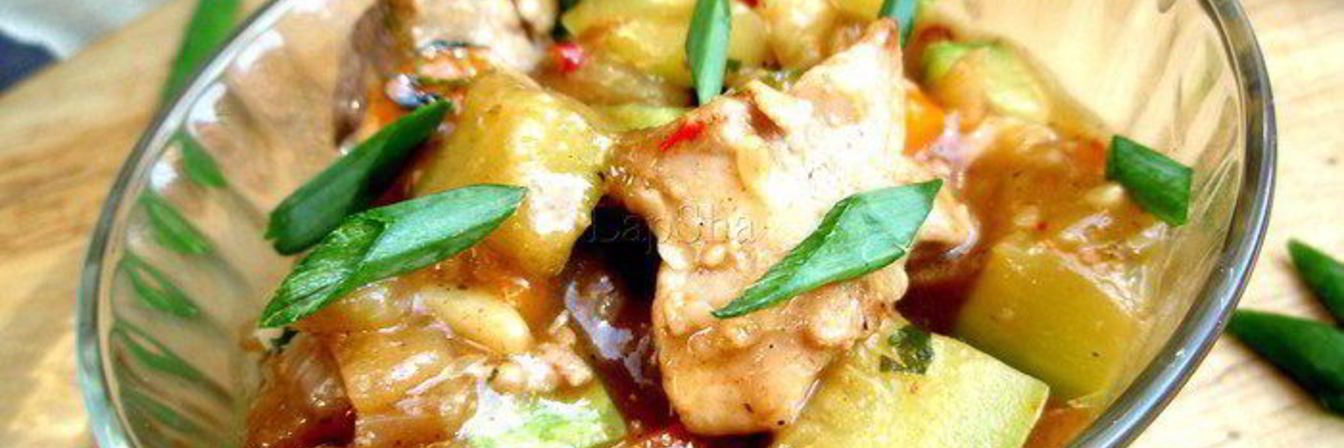 Мясное рагу с молодыми овощами