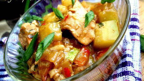 ШАГ 5. мясное рагу с молодыми овощами