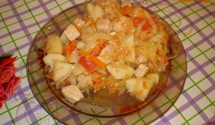 Рецепт мясное рагу со свининой
