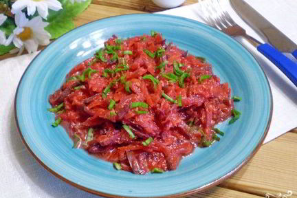 Овощное рагу к макаронам