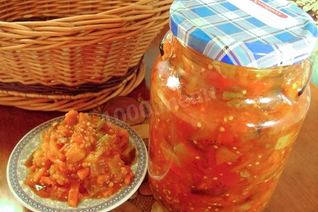 Овощное рагу на зиму без уксуса