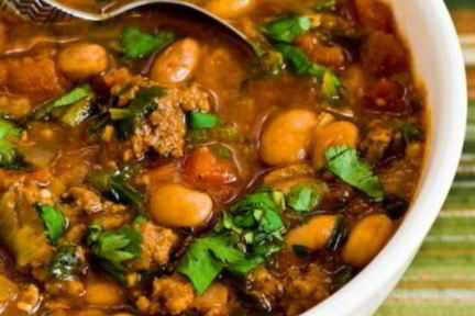 Овощное рагу с фаршем