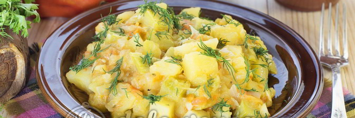 Овощное рагу с кабачками и картошкой