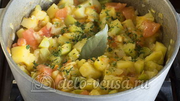 ШАГ 7. овощное рагу с кабачками и картошкой