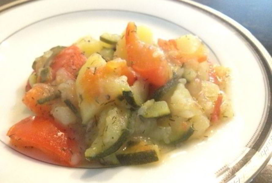 Овощное рагу с картофелем
