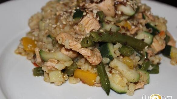 ШАГ 8. овощное рагу с куриным филе и булгуром