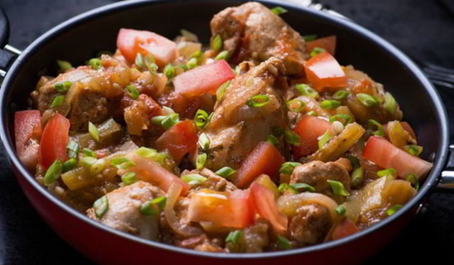 Рецепт овощное рагу с курицей и баклажанами