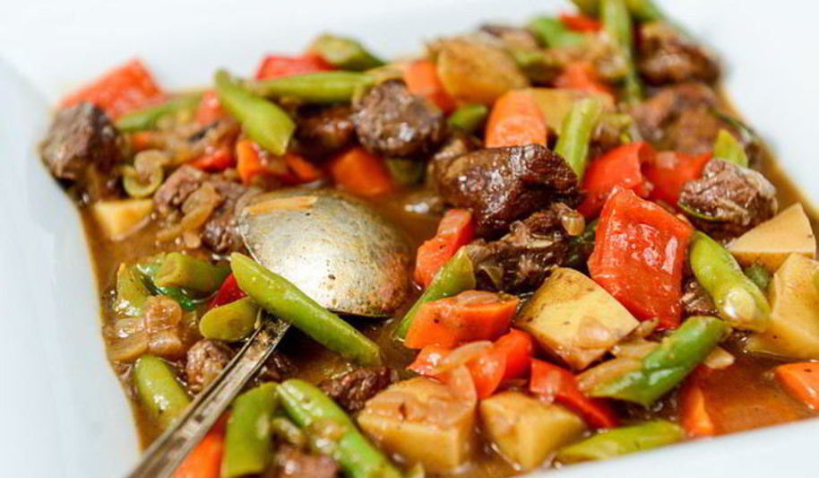 Рецепт овощное рагу с курицей